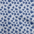 thumbnail image 1 of oneOone Cotton Cambric Blue Fabric Utensils Tea Cups Quilting Supplies Print Sewing Fabric By The Yard 56 Inch Wide, 1 of 4