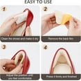 thumbnail image 6 of 6 Pairs Heel Cushions Inserts for Loose Shoes, Heel Pads Grips Liner Snugs, Filler Improved Shoe Fit and Comfort, Prevent Too Big Shoes from Slipping,Heel Pains frictions and Blisters (Beige), 6 of 10