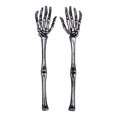 thumbnail image 2 of Happy Date One Pair Halloween Plastic Skeleton Arm, Halloween Decoration Skeleton Hands Arm Yard Lawn Stake, Simulation Human Body Plastic Skeleton, 2 of 8