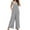 Grey, variant on Lisingtool Wide Leg Pants for Women Women's Sleeveless Overalls Jumpsuit Romper with Button Pockets Solid Color Button Long Sleeveless Casual Jumpsuit for Women Women's Pants Wine