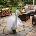 thumbnail image 6 of Goose Clothing Outfit with Chiffon Skirt, Polyester Fabric for Lawn Goose, Outdoor Porch Patio Garden Decoration, Themed Dress for Seasonal Display, Topliu, 6 of 8