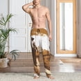 thumbnail image 2 of Fotbe Western Cowboy Countryside Pantalones de Pijama para Hombre, Pantalones de Dormir, Pantalones de Casa con Cintura Ajustable y Bolsillos-Medium, 2 of 6