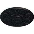 thumbnail image 3 of 33"OD x 1 3/4"P Versailles Ceiling Medallion (Fits Canopies up to 3 1/4"), Hand-Painted Steel Gray, 3 of 6