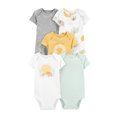 thumbnail image 4 of Summer New Baby Short Sleeve Bodysuits Layette 5PCS Sets Cartoon Printed Onesie Classic Dailywear 3-6 month, 4 of 4