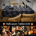 thumbnail image 4 of Halloween Tablecloth, Spider Web Print Waterproof Table Cloth, Halloween Party Decor, 4 of 8