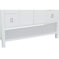 thumbnail image 3 of Bellaterra Home 49" Single vanity in White finish top with White quartz and oval sink, 3 of 10