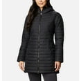 thumbnail image 3 of Columbia Women's White Out Mid Omni-Heat Long Hooded Jacket Coat Puffer (XS, Black), 3 of 5