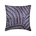 thumbnail image 6 of Pillow Case With Zipper, Purple Pillow Cover, Throw Pillow Cover, 12x12 inch (30x30 cm) Cushion Cover, Art Silk Pillow, Multicolor Sequins Beaded, Modern, Abstract - Plum Cheer, 6 of 10
