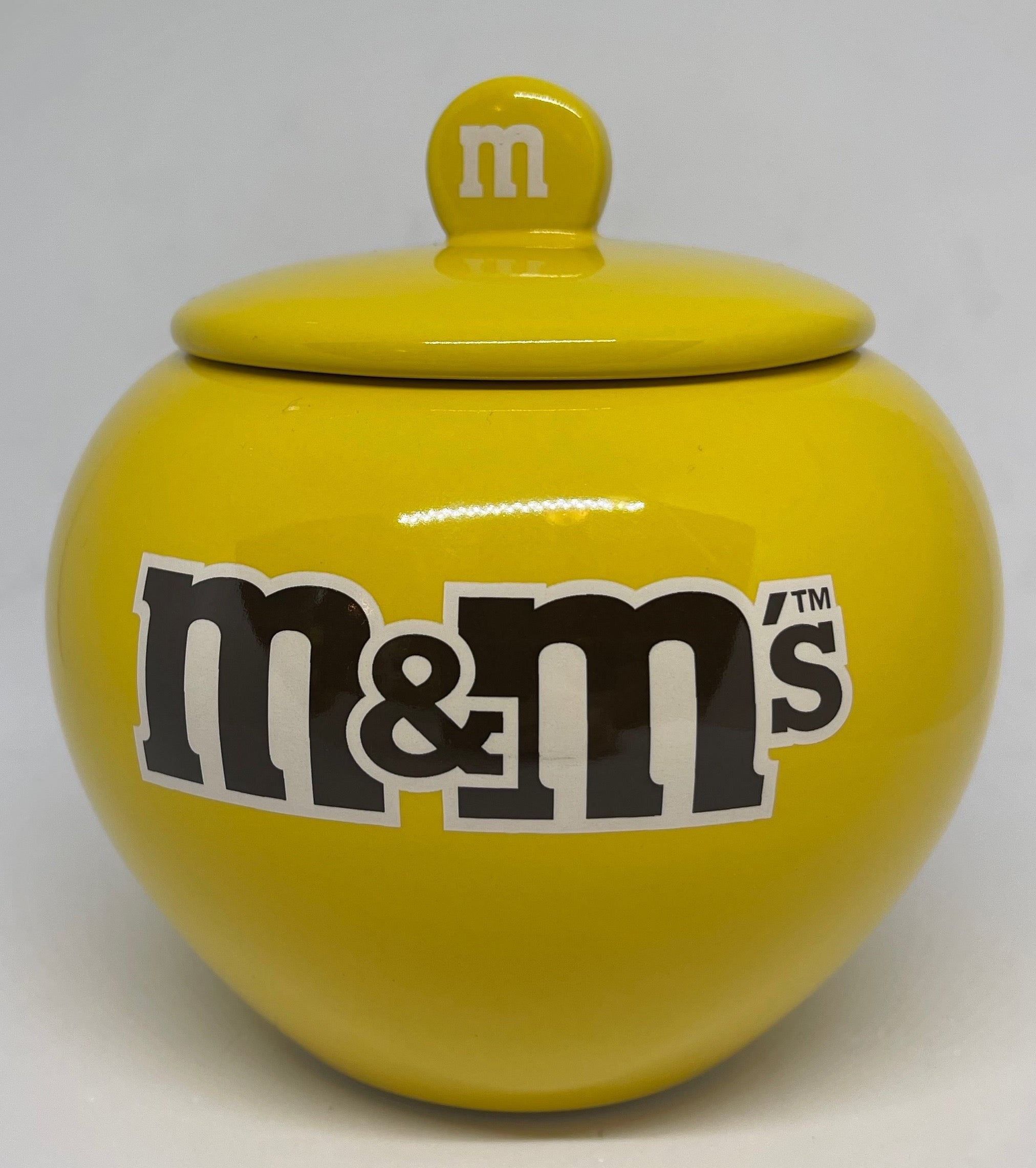 Yellow M&M Cookie Jar