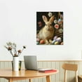 thumbnail image 3 of Nawypu  Easter Wall Art Cute Bunny Poster Rabbit Easter Egg Gnome Painting Jesus Canvas Prints Picture for Living Room Decor, 3 of 5