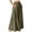 Army Green, variant on 2026 Satin Elastic Waisted Maxi Skirt with Pocket A-Line Spring Summer Casual Long Skirts for Women