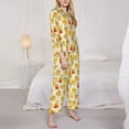 thumbnail image 3 of Sikiie Cute Chicken Women's Long-Sleeve Shirt and Full-Length Bottom Pajama Set (s-xxl)-X-Large, 3 of 7