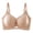 Khaki, variant on Women's Seamless Wireless Push-Up Bra - Buttery-Soft Comfort Bra with Adjustable Straps and Back Closure