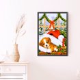 thumbnail image 2 of 5D DIY Kit Perro Navidad 40x60cm, 2 of 9