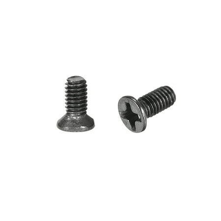 

Uxcell M3 x 6mm Phillips Screw Fastener Black Zinc Plated 150 Pack