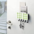 thumbnail image 5 of Green Lemon Mail Holder Organizer Wall Mount with Shelf Key Holder Key Rack with 5 Key Hooks for Wall Decorative, 5 of 6