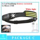thumbnail image 1 of Linterna frontal COB de inducción de ondas KDULIT, linterna de carga USB, linterna para correr de noche, luz fuerte, luces de trabajo para montar al aire libre Tan Jianjun unisex, 1 of 2
