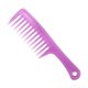 thumbnail image 1 of Peine ancho de dientes grandes con mango recto en colores vivos para rizos y peinar el cabello, cepillo de belleza., 1 of 3