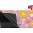 thumbnail image 3 of Coolnut Mailbox Covers Magnetic Oversize Flowers On Pink Background Seasonal Mail Wraps for Home Outdoor Decor, 25.4"x20.78", 3 of 5