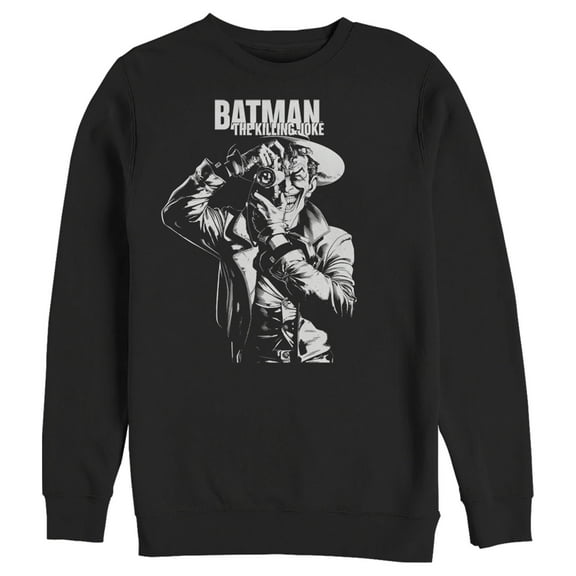 Men's Batman Joker The Killing Joke Sweatshirt Black 3X Large