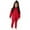 Red, variant on Kaemgyyd 1-7 Years Toddler Baby Girl Fall Clothes Casual Fleece Long Sleeve Pullover and Warm Leggings Solid Winter 2 Piece Set