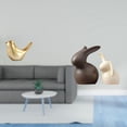 thumbnail image 2 of Figura de pájaros,Figura de pájaro dorado,decoración del hogar,estatua de animal,Estatua de cerámica,Juego de estatuas de cerámica para decoración de mesa de oficina en casa,Figuras para, 2 of 8