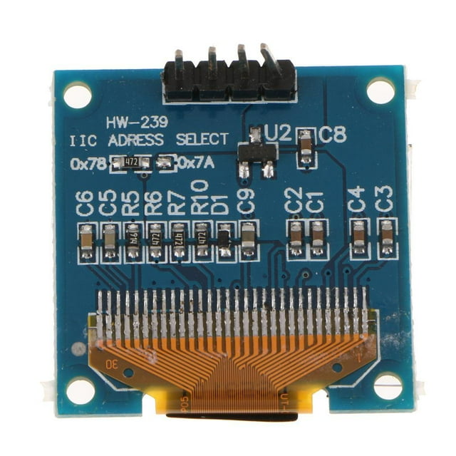 Tachiuwa 0.96in IIC Communication 128x64 OLED LED Display Module For White