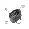 thumbnail image 2 of Totto Bolsa De Dama - Mujer Con Porta Laptop 15 Shopper - A Color Gris Oscuro Diseño De La Tela Lisa gris G, 2 of 6