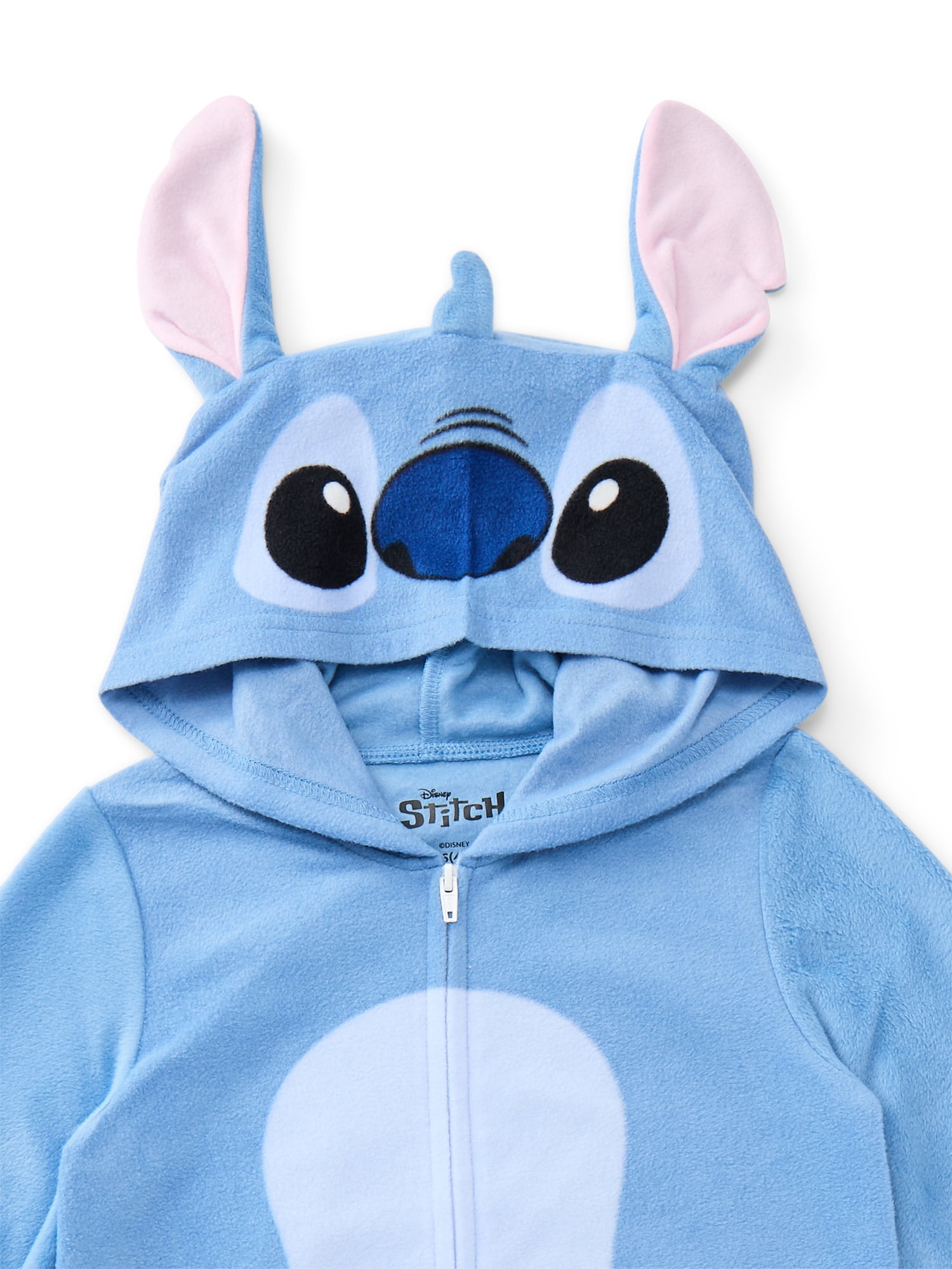 Disney Stitch Girls Cosplay Union Suit with Hood, Sizes 4-12