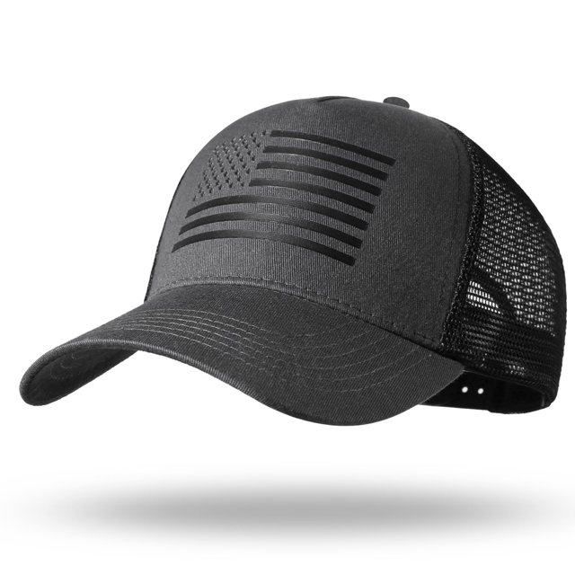 Sombrero Trucker RONGJUN con bandera estadounidense para hombre y mujer