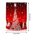 thumbnail image 1 of Baohd 2 Pièces Rideaux Occultants de Noël Exquis Rouge Xmas Thème Maison Rideaux Décoration Intérieure Traitement de Fenêtre M, 1 of 5