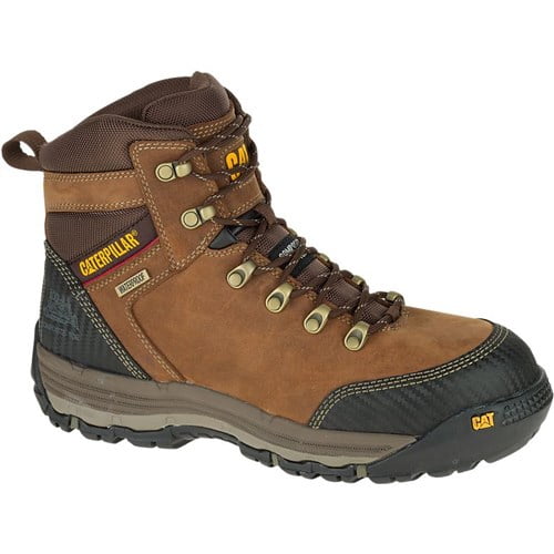 "CAT Footwear Munising 6 Inch Composite Toe - Brown 7.5(W) Mens Work Boot"