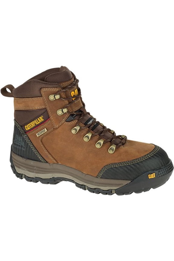 "CAT Footwear Munising 6 Inch Composite Toe - Brown 7.5(W) Mens Work Boot"