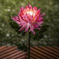 thumbnail image 2 of Evergreen Garden Pink Solar Artificial Flower Garden Stake Outdoor D√©cor for Your Lawn and Garden, 2 of 2