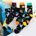 1PC Socks Polyester Autumn And Winter Warm Medium Tube Socks Printed