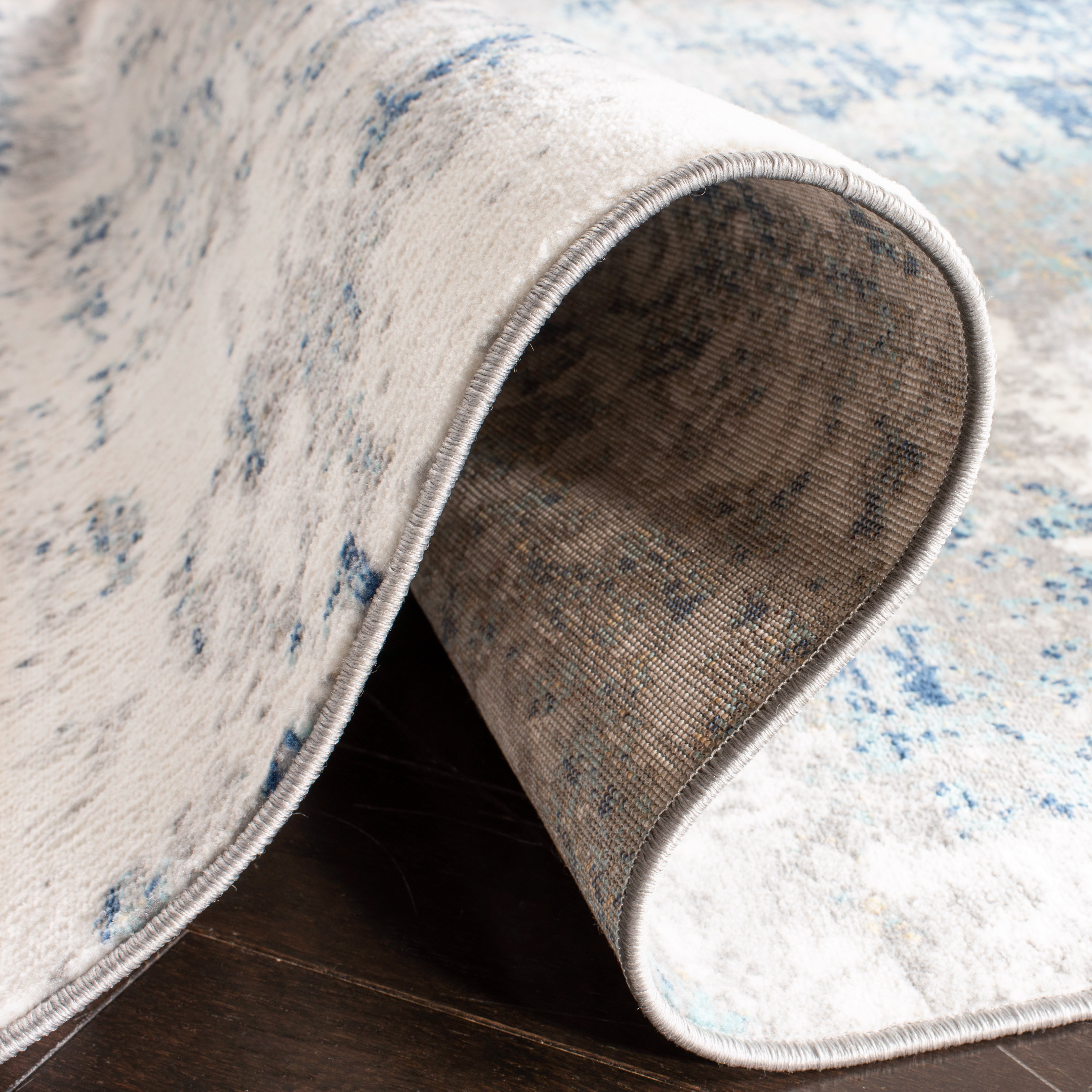 Safavieh Brentwood Ainslee Abstract Area Rug, Light Gray/Blue, 6' x 8'