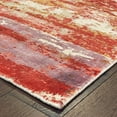 thumbnail image 2 of Oriental Weavers Formations Hand-made Area Rug - 70004 - 9' x 12' - in Pink/ Red - Modern Style, Hand-Made Viscose Rugs, Dining, Living Room Rug, 2 of 3