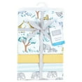 thumbnail image 2 of Hudson Baby Cotton Flannel Receiving Blankets, Safari Friends, One Size, 2 of 6