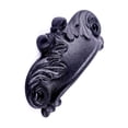 thumbnail image 6 of Black Wrought Iron Drawer Cabinet Cup Bin Pull 4" W x 1.5" H Colonial Decorative Dresser Rust Resistant Cup Bin Pulls with Screws Renovators Supply, 6 of 7