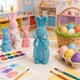thumbnail image 4 of Uuiauoio Easter Decorations Flocked Bunny Figurines with Bow Tie Flocking Rabbit Tabletop Mantel Decoration for Easter Centerpieces for Spring Home Office Table Decor Supplies, 4 of 6