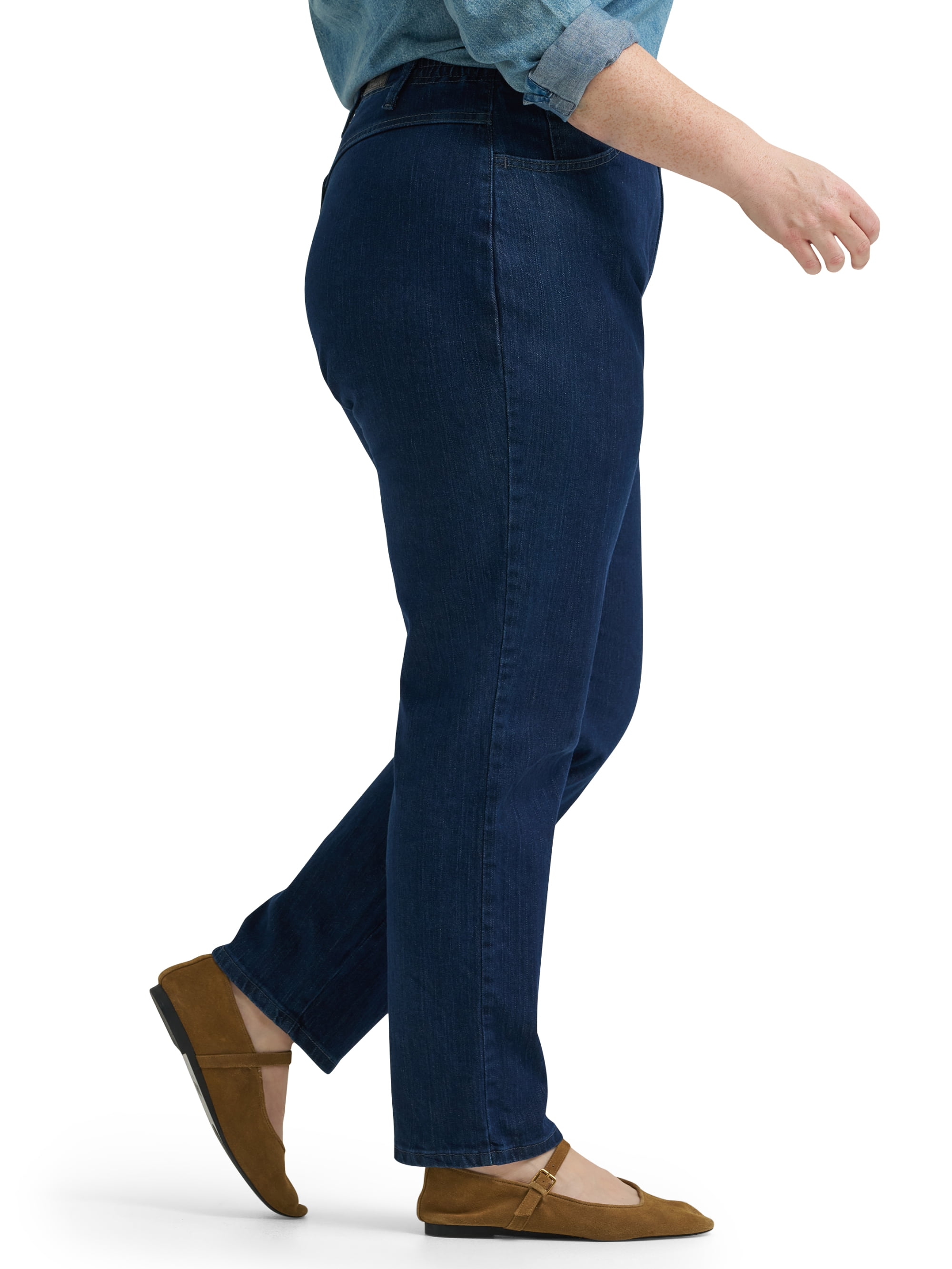 Lee® Women's and Plus Side Elastic Denim Jeans