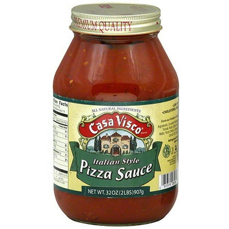 Casa Visco Italian Style Pizza Sauce, 32 oz (Pack of 6)