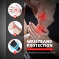 thumbnail image 4 of Guantes de entrenamiento ventilados con muñequeras integradas y acolchado de silicona antideslizante en la palma para hombres y mujeres, gimnasio, fitness, entrenamiento cruzado, levantamiento de pes, 4 of 5