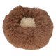thumbnail image 1 of Cat Bed Keep Warm Breathable Self Warming Fluffy Plush Fluffy Pet Bed Round Dog Bed for Sleep Rest Coffee 50cm, 1 of 1