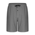 thumbnail image 2 of Mgmyaa Men's Pajama Shorts Lounge Shorts Elastic Waist Sleepwear Pants with Pockets, 2 of 4
