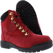 Timberland 6 Inch Waterproof Field Boot Dark Red Nubuck TB-0A2JNW-F41 Men's Size 7.5