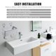thumbnail image 5 of Organizador de almacenamiento para baño, soporte de pared adhesivo para almacenamiento con, 5 of 8