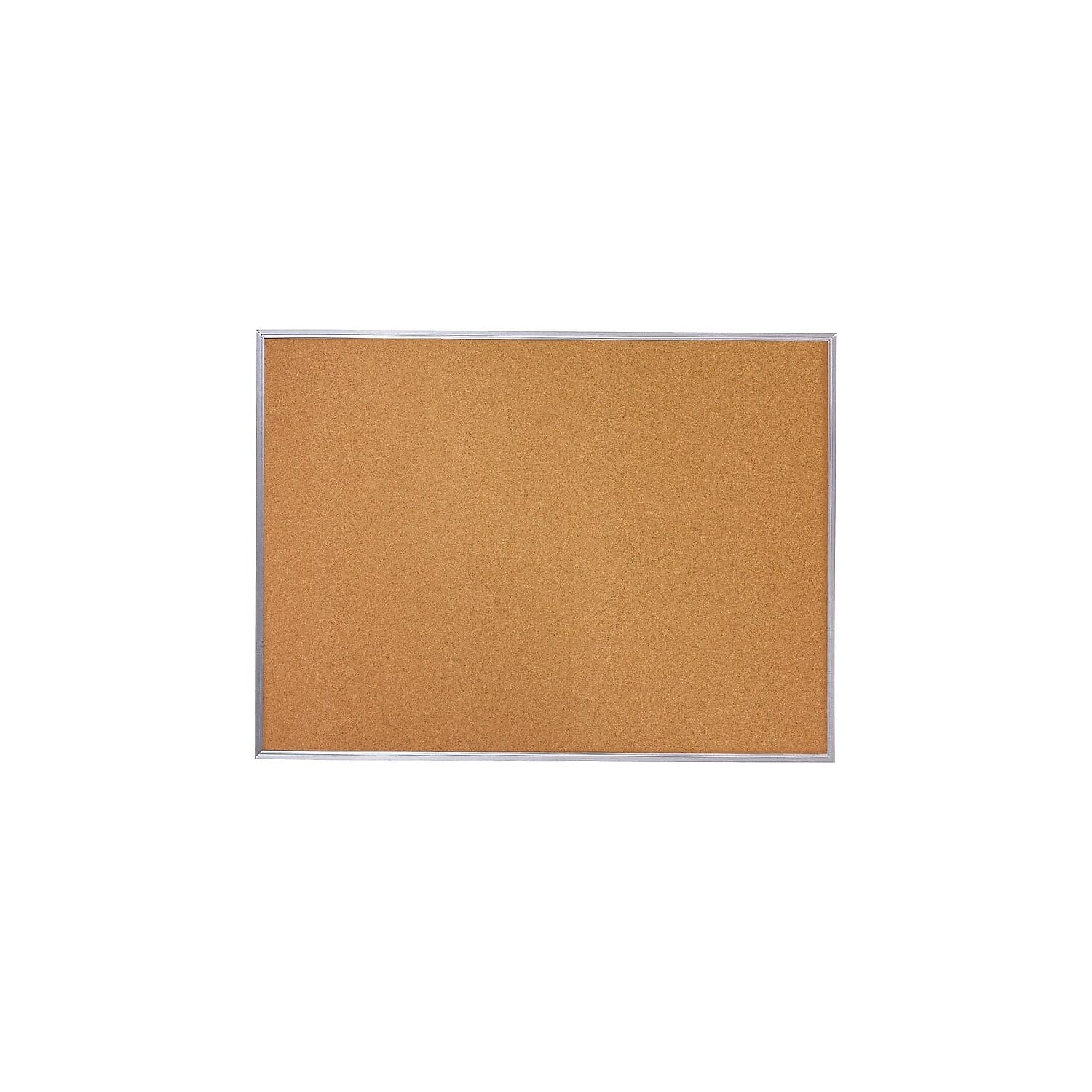 Quartet Cork Bulletin Board Aluminum Frame 8' 85349