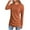 Orange, variant on Womens Ribbed Tunic Tops Side Buttons Long Sleeve Crewneck Pullover Knit Tops Fall Spring Winter Base Sweaters (L, Green)