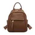 thumbnail image 1 of Guardurnaity Mochilas, Mochilas para Mujer, Bolsas De Tela Oxford para , Ultra Grandes Y Fáciles De Limpiar, para Viajar, Caminar, Llevar Mochilas Café marrón 20*14*25, 1 of 6